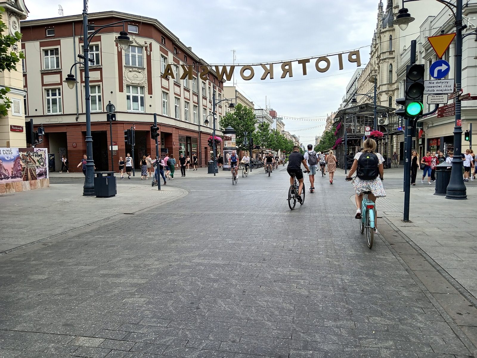 Ulica Piotrkowska w Łodzi